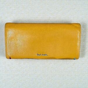 Paul Smith Golden Yellow Women's Goat Skin Wallet